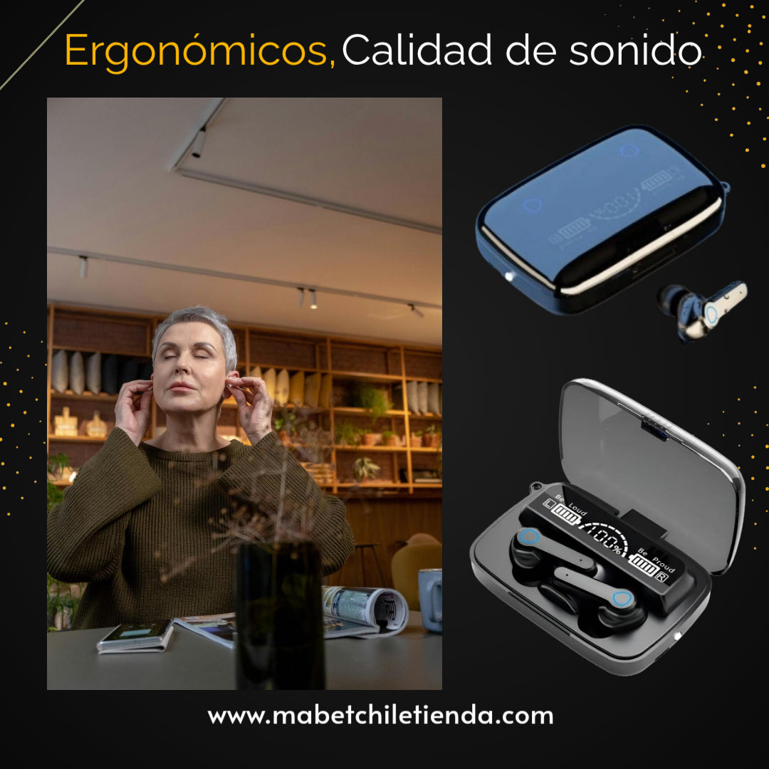 AUDIFONOS BLUETOOTH M19 LUZ LED